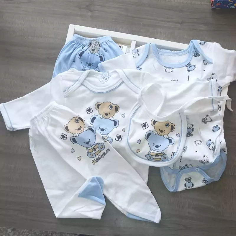 سیسمونی نوزادی 20 تکه. بیست تیکه نوزادی نادیا طلایی مناسب صفر تا 3 ماه